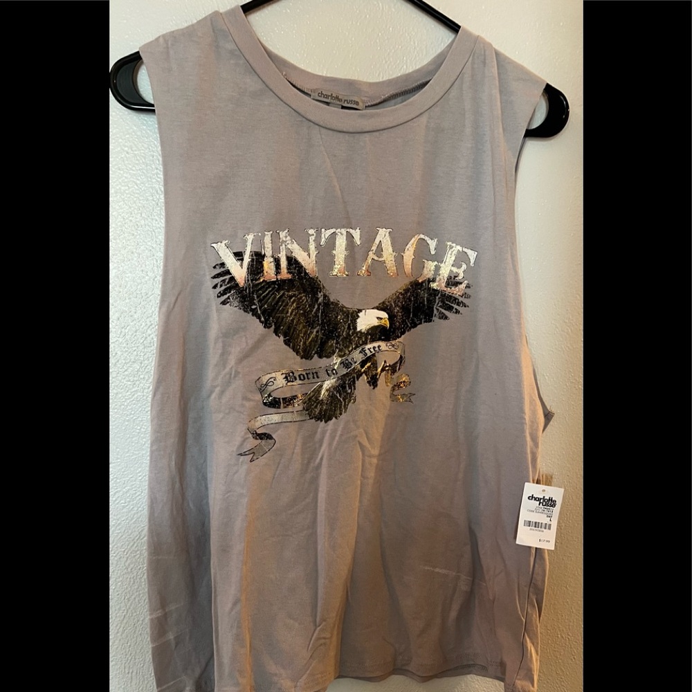 NWT• Charlotte Russe sleeveless t shirt